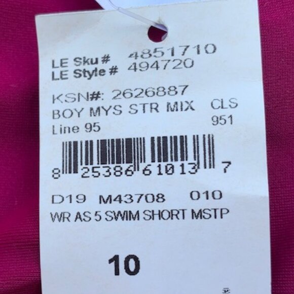 Lands' End swim/board 5" shorts size 10 NWT - Picture 10 of 10